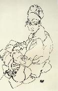 Seated Woman, Egon Schiele
